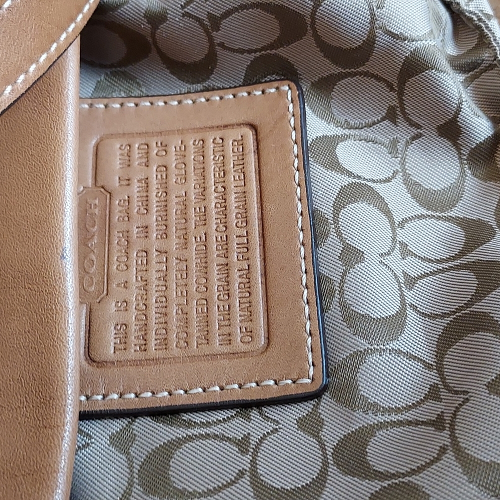 Coach Vintage Mini Leather Bag, EUC - Picture 7 of 12